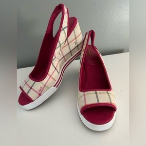 Never Worn Coach Wedges